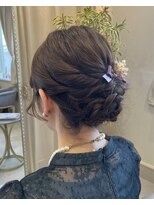 ロジー(Rosy) およばれヘアアレンジ