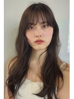 ルル(Lulu)&nbsp;フェミニンレイヤーヘーゼルブラウン