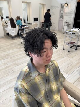 タブー 岐阜店(TABOO) グランジパーマ　センターパート