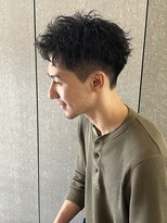 ニアウ 太田店(Niau)&nbsp;メンズ刈り上げフェードショートソフトツイストスパイラルパーマ