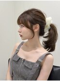 顔まわりカット