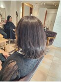 ラベンダーグレージュ　20代30代大人可愛い大人キレイ髪質改善