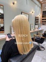 アース 若葉台店(EARTH)&nbsp;若葉台で増えている抜きっぱなしブロンド｜色を入れないブリーチ
