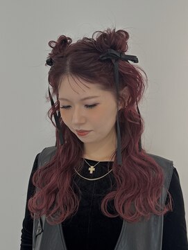 ミンクスオーバー(MINX OVER) 【ヘアセット】推し活ヘア/ハーフツイン