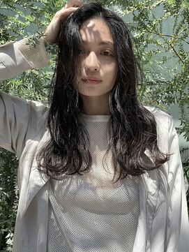 エイチバイシオミエイチ 神戸三宮(H by shiomi H) 透明感カラー×ウェーブヘア