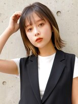 オーバーヘアー 池袋店(over hair) インナーカラー×くびれミディ