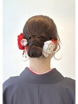 ヘアアンドメイク スタジオ ミムロ(HAIR&MAKE STUDIO MIMURO) 卒業袴×タイトシニヨン