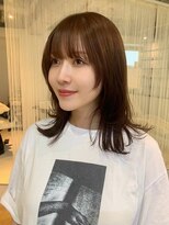 ヘアーサロン クスキ(hair salon KUSUKI) 鎖骨レイヤースタイル
