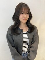 アクシス 栄店(`AXIS)&nbsp;森崎ワンホンレイヤー/ミルクティーブロンド/ダークブルー/栄