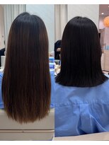 シンシア 銀座(sinsia)&nbsp;sins酸性ストレートでミディアムヘアに！[30代40代50代60代]