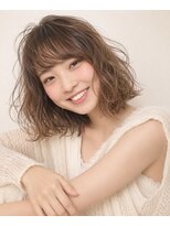アン 柏店(un)&nbsp;◆カールウェーブ小顔ボブ【ミルクブラウン/ダークパープル】