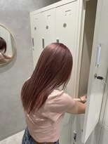 ヘアリゾートレガロ 瓢箪山店(Hair Resort regalo)&nbsp;ミディアムヘアカラーセミロングパーマシルバーアッシュ裾カラー