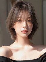ロッソ 大橋店(Rosso) ショコラのラフなレイヤーボブ【大橋】