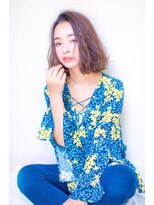 ロンドアベニール 北千住(Lond avenir)&nbsp;【lond　ａｖｅｎｉｒ本田奈穂美】ほつれウェーブボブ