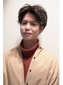 《joemi 新宿》くせ毛風パーマかき上げセンター分けヘア
