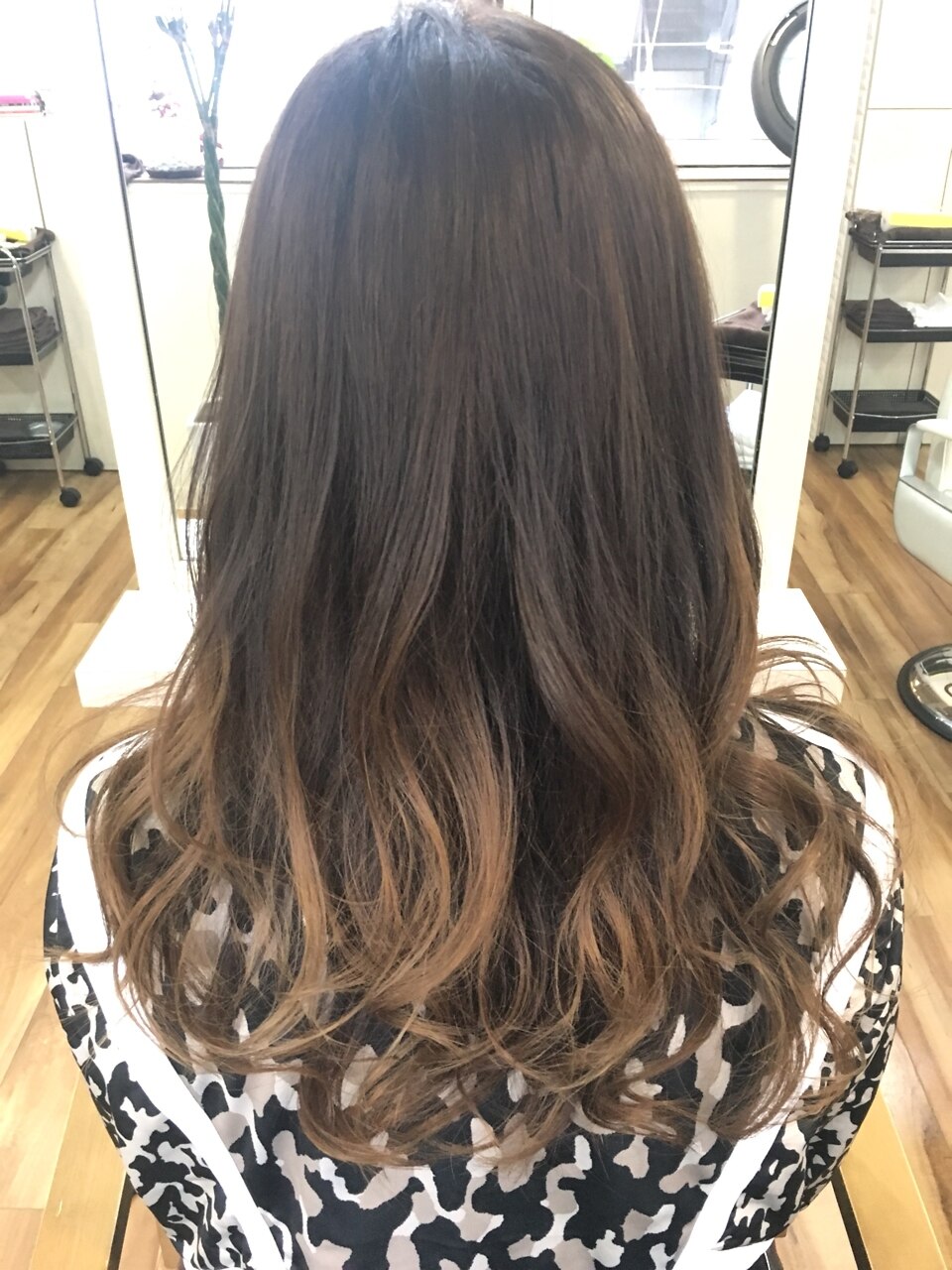 ベージュ系グラデーションカラー：L001364091｜ヘアカラーカフェ