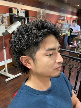 バーバーアイザック(BARBER iSAac)の写真/【長住/バーバー】長住で話題のバーバー"BARBER iSAac"美容室が苦手な方にもオススメなメンズ専門サロン*