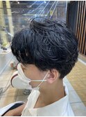 モテパーママッシュコンマバング【刈り上げ×ツーブロ】