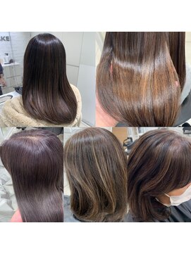 アッシュ 吉祥寺店(Ash) 脱白髪染めファイバープレックスハイライト＋イルミナカラー