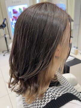 アヴァンス 深井店(AVANCE.) インナーカラー ミルクティーベージュ