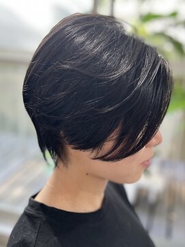 ツムグ 代官山店(TUMUGU) 似合わせカット大人可愛い透明感ショート白髪ぼかし脱白髪染め