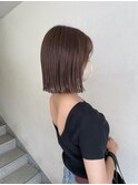 切りっぱなしボブ/ベルボブ/フォギーベージュ/sn