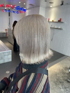 ゲーム 原宿店(GAME) ミルクティーベージュ/ダブルカラー/ケアブリーチ/髪質改善/原宿