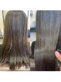 ２０～40代髪質改善シースルーバング艶感エアストレート
