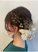 金箔シニヨン