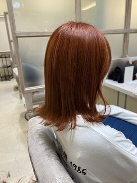 アンソル 戸田店(N'SOL) オレンジヘア