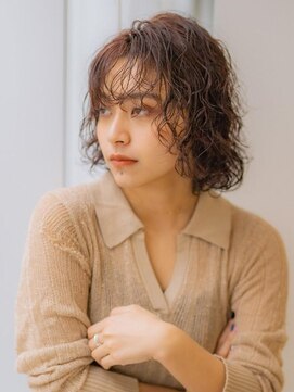 ベンジー 沖縄店(benji) ウェーブパーマ×ボブ　20代30代　3