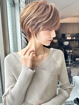 30代/40代/50代・絶壁解消×くびれショートボブ【浅野】