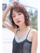 オースティン 流山おおたかの森(AUSTIN)&nbsp;大人かわいい前髪セシルカットココアブラウンフリンジウェーブ 