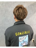 クレオ 福大通り店(CREO)&nbsp;暗めベージュ×アップバングショート