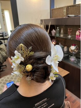 マシェリ(Hair Mode macherie)の写真/流行りのスタイルから普段使いのヘアアレンジもお任せ下さい☆崩れにくく、可愛いをキープするスタイルに♪