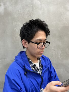 スイッチ(men's SWITCH) メンズショートカットマッシュレイヤーパーマ