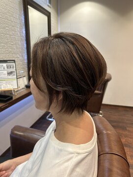 ヘアー サロン アットシュシュ(Hair Salon At'shushu) 絶壁なんてわからない！カッコイイ大人の前下がりショート♪