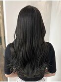 大人可愛い20代30代40代暗髪カラー☆くびれヘア