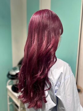 マティーナ ヘアー 池袋(Matina hair) 【ロング×ピンクバイオレット】20代30代40代50代