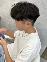 エクファフォーメン(EX-FA FOR MEN)&nbsp;カルマパーマ/ベリーショート/ダークアッシュ/ニュアンスパーマ