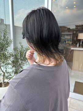 ユウヘアー 千代田橋店(U Hair) ウルフ×インナーカラー