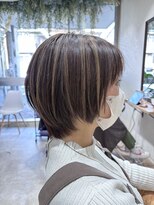 エスト 幕張本郷(est.)&nbsp;☆くびレイヤーボブルフ細めハイライト小顔こなれミディ〔幕張〕