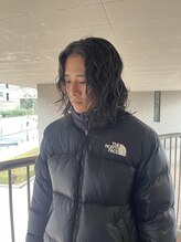 チョップショップ アット アメリア 宝塚店(CHOP SHOP at Ameria) men's medium perm