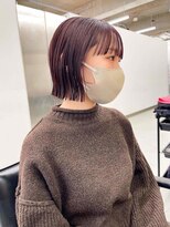 ノエ(noe) ミニボブ/オリーブグレージュ/20代30代r92