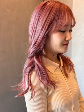 ラヴィズム 長岡店(LUVISM) ミルクティーベージュダブルカラーブリーチ新潟長岡宮関