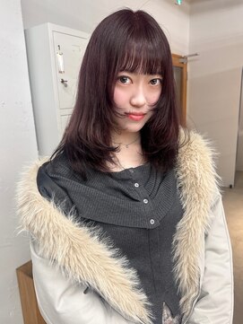 ミーナ バイ アーバン(Meena by urban.) レイヤーカット × 暖色カラー