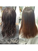 上野担当お客様スタイル/髪質改善/縮毛矯正/酸性ストレート