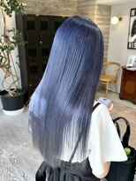 ヲタク(wotaku.) ブルーカラーブルーシルバーペールブルートリプルカラーブリーチ