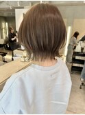 レイヤーボブ　レイヤーカット　くびれヘア ボブ