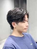 テクト バイアッシュ 吉祥寺店(Tect by Ash)&nbsp;フェザーパーマセンターパート毛流れパーマニュアンスパーマ